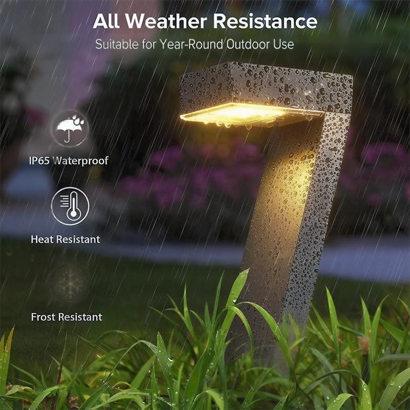 🔆Solar-Powered Courtyard 7-Shaped Ground Light🏡💡Highly efficient solar energy, weatherproof, no electricity costs💰