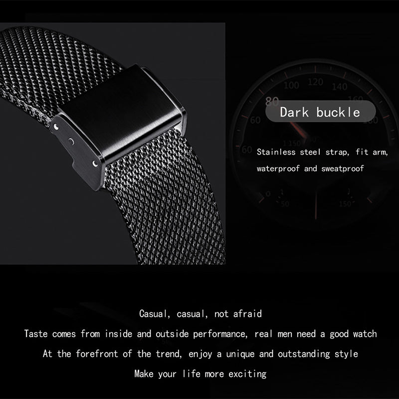 Men's Minimalist Waterproof Quartz Watch