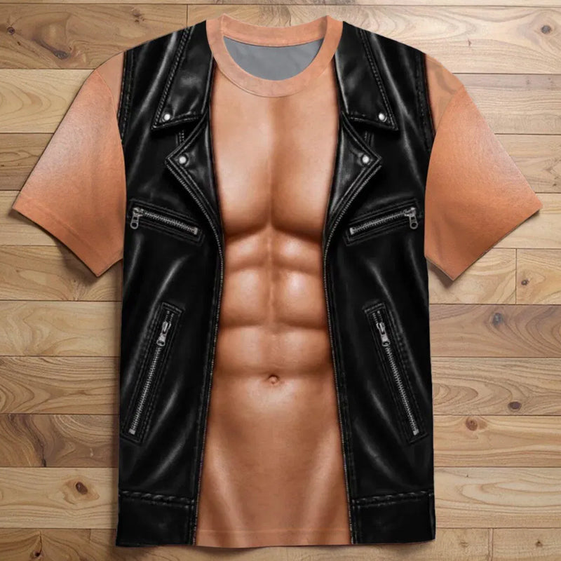 📢📢 50% off!! ⏰Funny men’s T-shirt with muscle print