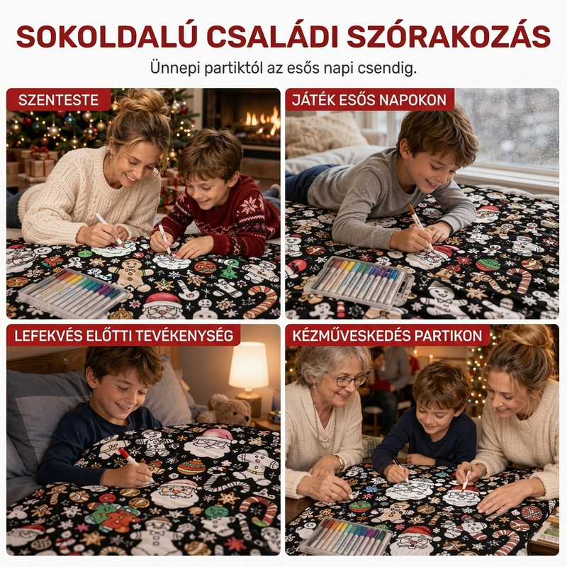 👨‍👩‍👧 A family-friendly DIY colouring blanket for all ages